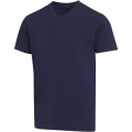 Balfour Kurzärmeliges T-Shirt V-Ausschnitt aus 200 g/m² Bio Baumwolle (OCS), unisex, Marine