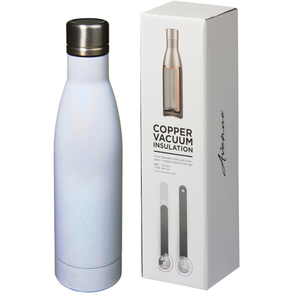Logo trade promotional giveaways image of: Vasa Aurora 500 ml copper vacuum insulated water bottle