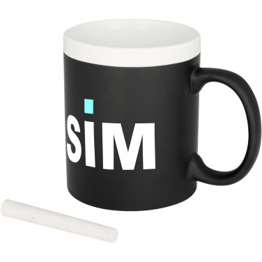Logotrade promotional item image of: Chalk-write 330 ml ceramic mug