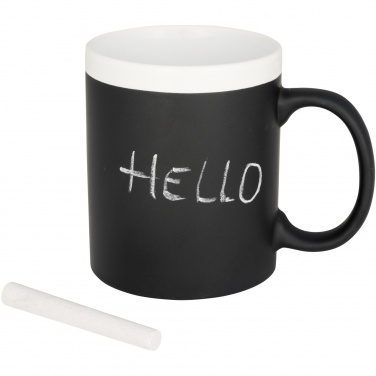 Logotrade promotional product image of: Chalk-write 330 ml ceramic mug