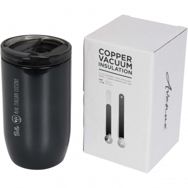 Logo trade promotional merchandise image of: Copper vacuum insulated tumbler Lagom 380 ml
