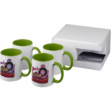 Logotrade promotional merchandise photo of: Ceramic sublimation mug 4-pieces gift set