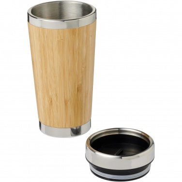 Logotrade promotional merchandise photo of: Bambus 450 ml tumbler with bamboo outer