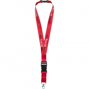 Logo trade advertising products image of: Yogi lanyard detachable buckle break-away closure