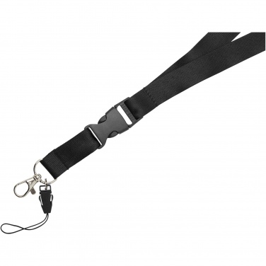 Logo trade promotional giveaways picture of: Sagan phone holder lanyard with detachable buckle