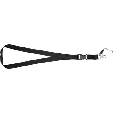Logo trade advertising product photo of: Sagan phone holder lanyard with detachable buckle