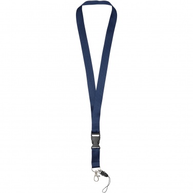 Logo trade promotional merchandise photo of: Sagan phone holder lanyard with detachable buckle