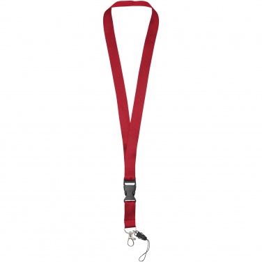 Logo trade promotional giveaways picture of: Sagan phone holder lanyard with detachable buckle