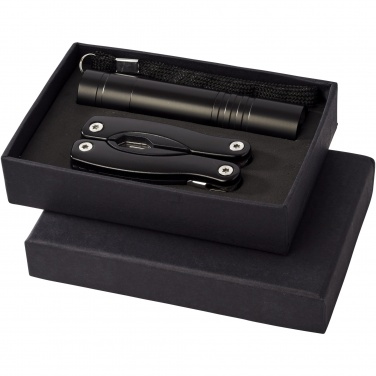 Logo trade promotional gift photo of: Scout multi-function knife and LED flashlight set