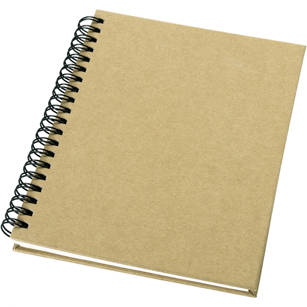 Logo trade corporate gifts image of: Mendel recycled notebook