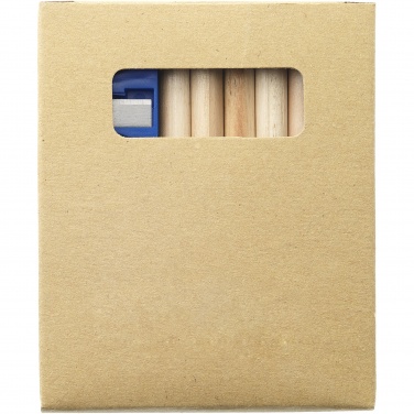 Logo trade promotional gifts image of: Streaks 8-piece colouring set