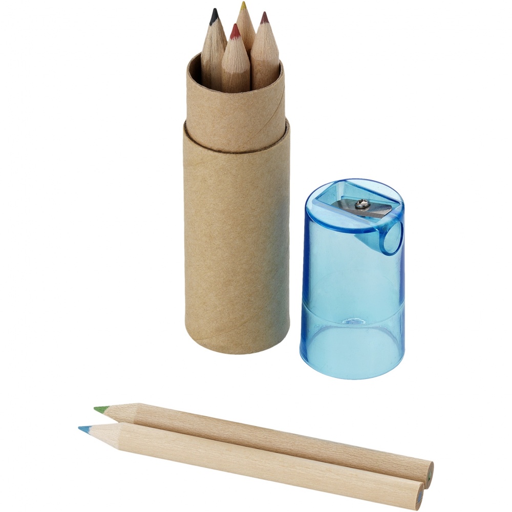 Logotrade promotional giveaway image of: Kram 6-piece coloured pencil set