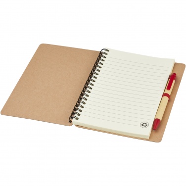 Logo trade promotional gifts image of: Priestly recycled notebook with pen