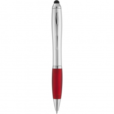Logotrade promotional merchandise image of: Nash stylus ballpoint with coloured grip