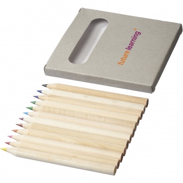 Logotrade promotional item image of: Tallin 12-piece coloured pencil set