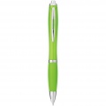 Nash ballpoint pen coloured barrel and grip, Lime