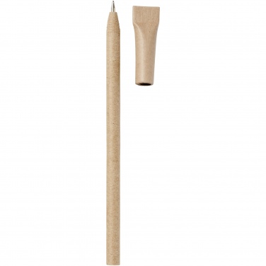 Logo trade corporate gifts image of: Asilah recycled paper ballpoint pen