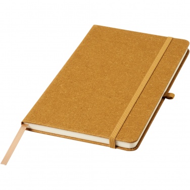 Logo trade promotional products image of: Atlana leather pieces notebook