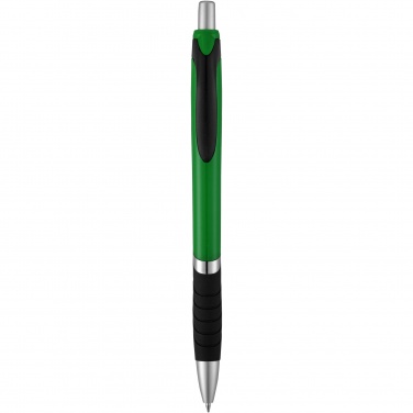 Logo trade promotional merchandise image of: Turbo ballpoint pen with rubber grip