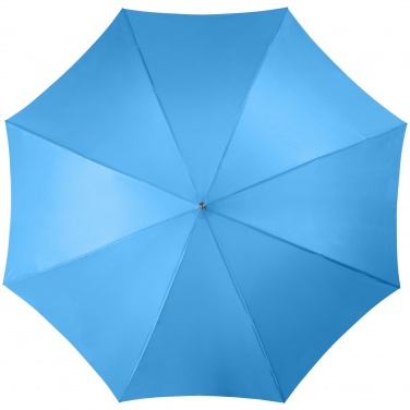 Logo trade promotional giveaway photo of: Lisa 23" auto open umbrella with wooden handle