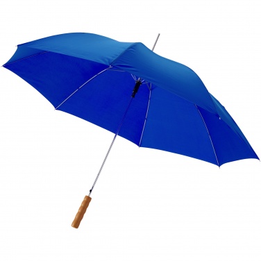 Logo trade promotional giveaways picture of: Lisa 23" auto open umbrella with wooden handle