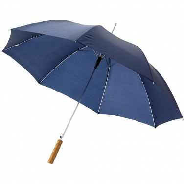 Logo trade promotional gifts picture of: Lisa 23" auto open umbrella with wooden handle
