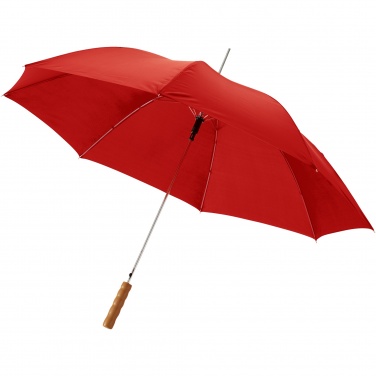 Logo trade promotional product photo of: Lisa 23" auto open umbrella with wooden handle