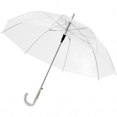 Logo trade business gifts image of: Kate 23" transparent auto open umbrella