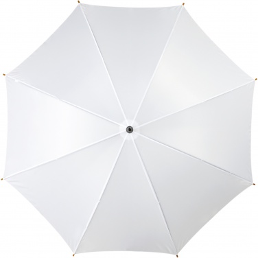 Logo trade promotional items image of: Kyle 23" auto open umbrella wooden shaft and handle