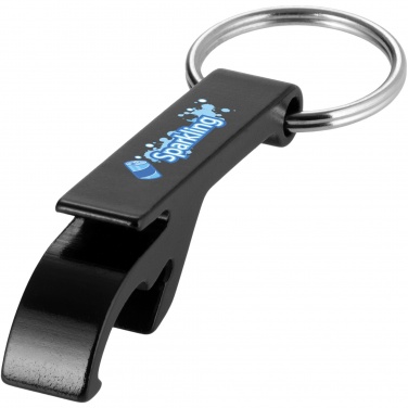 Logo trade promotional giveaways picture of: Tao bottle and can opener keychain