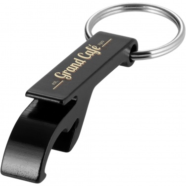 Logo trade corporate gifts image of: Tao bottle and can opener keychain