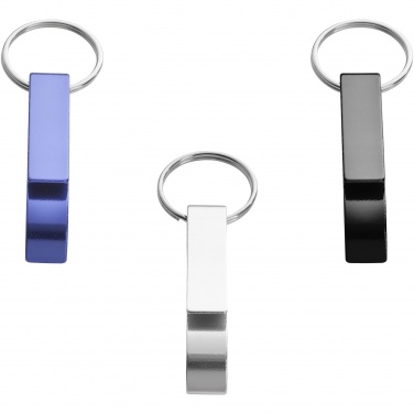 Logo trade corporate gifts image of: Tao bottle and can opener keychain