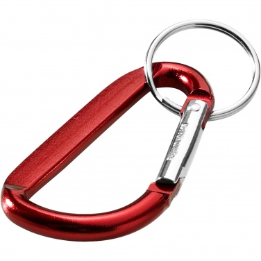 Logo trade corporate gifts picture of: Timor carabiner keychain