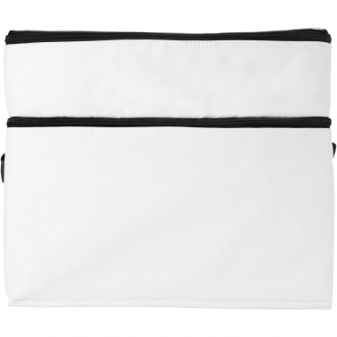 Logo trade advertising products image of: Oslo 2-zippered compartments cooler bag 13L