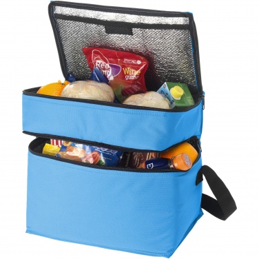 Logotrade corporate gifts photo of: Oslo 2-zippered compartments cooler bag 13L