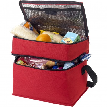 Logotrade business gift image of: Oslo 2-zippered compartments cooler bag 13L