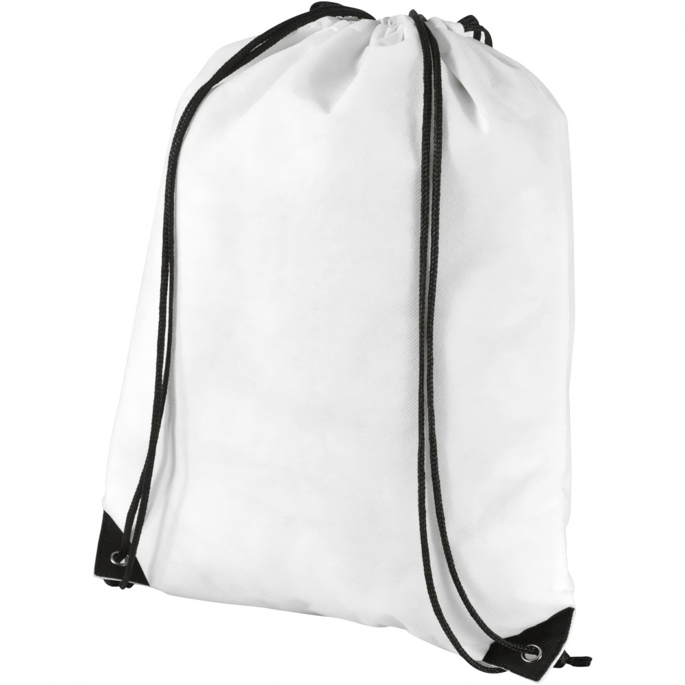 Logo trade promotional merchandise photo of: Evergreen non-woven drawstring bag 5L