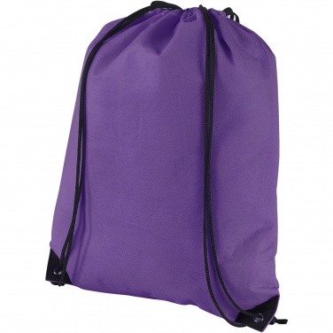 Logo trade promotional merchandise photo of: Evergreen non-woven drawstring bag 5L