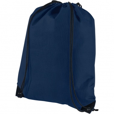 Logo trade business gifts image of: Evergreen non-woven drawstring bag 5L
