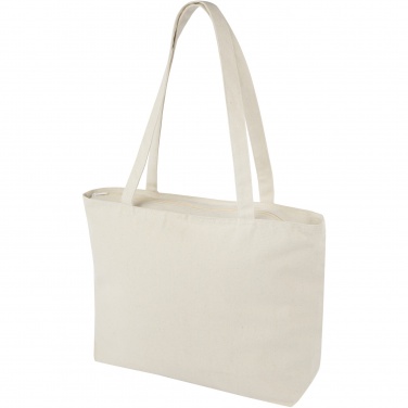 Logotrade corporate gifts photo of: Ningbo 320 g/m² zippered cotton tote bag 15L