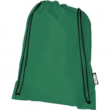 Logo trade advertising products picture of: Oriole RPET drawstring bag 5L