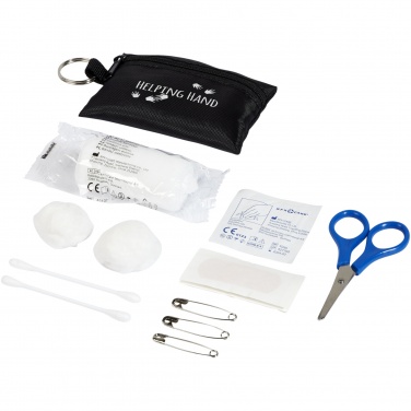 Logo trade promotional items picture of: Valdemar 16-piece first aid keyring pouch