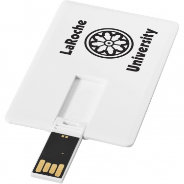 Logotrade promotional item image of: Slim card-shaped 4GB USB flash drive
