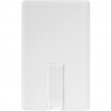 Logo trade promotional items image of: Slim card-shaped 4GB USB flash drive