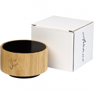 Logo trade corporate gifts picture of: Cosmos bamboo Bluetooth® speaker