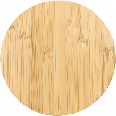 Logo trade promotional items image of: Essence 5W bamboo wireless charging pad