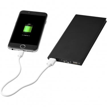 Logotrade promotional item image of: Plate 8000 mAh aluminium power bank