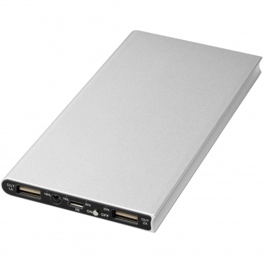 Logotrade corporate gift image of: Plate 8000 mAh aluminium power bank