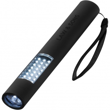 Logo trade promotional products image of: Lutz 28-LED magnetic torch light
