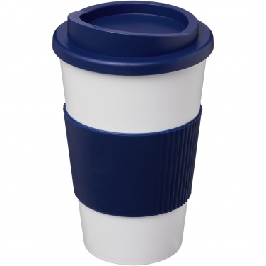 Logo trade advertising products image of: Americano® 350 ml insulated tumbler with grip
